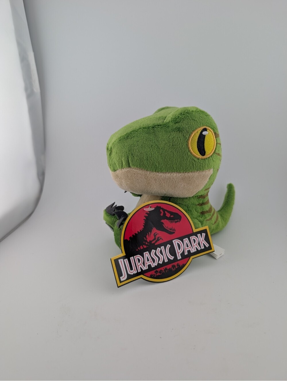 Jurassic Park Baby Velociraptor Plush Stuffed Animal Toy Factory Green 8"